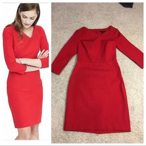 NWT Banana Republic Asymmetric Neckline Dress